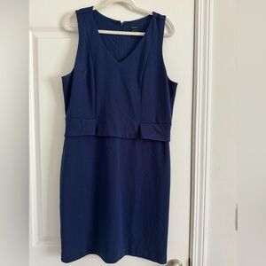 Ann Taylor navy peplum dress!  Barely used and in perfect shape.